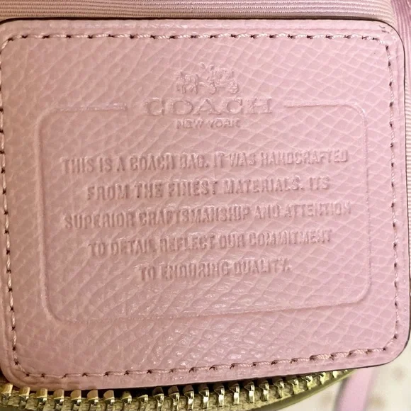 Coach Beige and Pink Crossbody Bag - Picture 9 of 10
